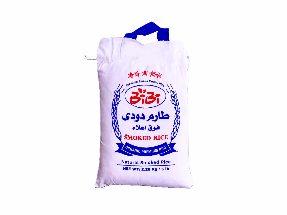 Premium Organic Smoked Tarom Rice (5 Pounds) (Berenj e Doodi) – Kalamala