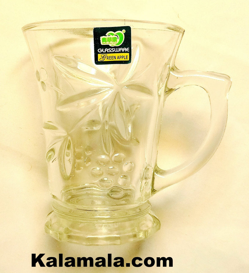Diamond Cut Formal Tea Glasses - Set - Set of Six (Cup-Estekan-Fenjan ...