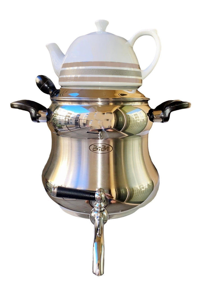 Fancy Electric Glass Tea Maker and Teapot With LED Light (Samovar, Sam –  Kalamala