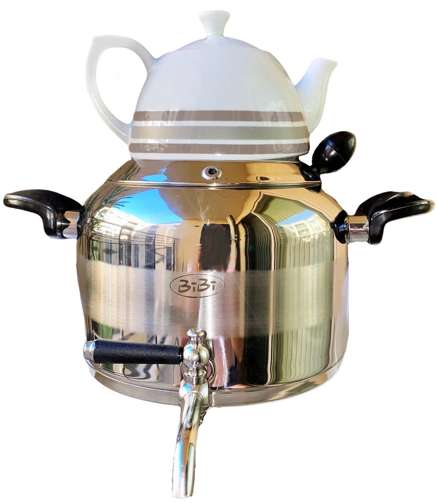 Fancy Electric Glass Tea Maker and Teapot With LED Light (Samovar, Sam –  Kalamala
